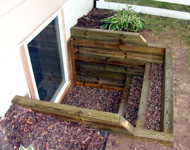 Wood Window Well